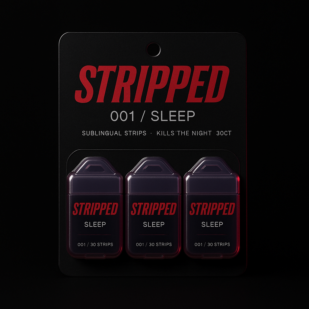 STRIPPED Sleep — 3-pack of sublingual strips
