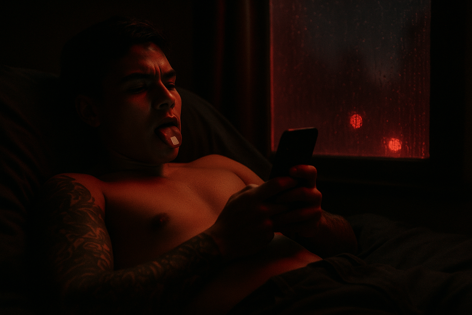 Phone down, strip in